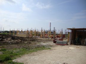 Avanzamento lavori costruzione Villaggio Famiglie